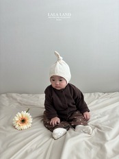 LALALAND 25/WI(Baby)Peach ribbed cardigan