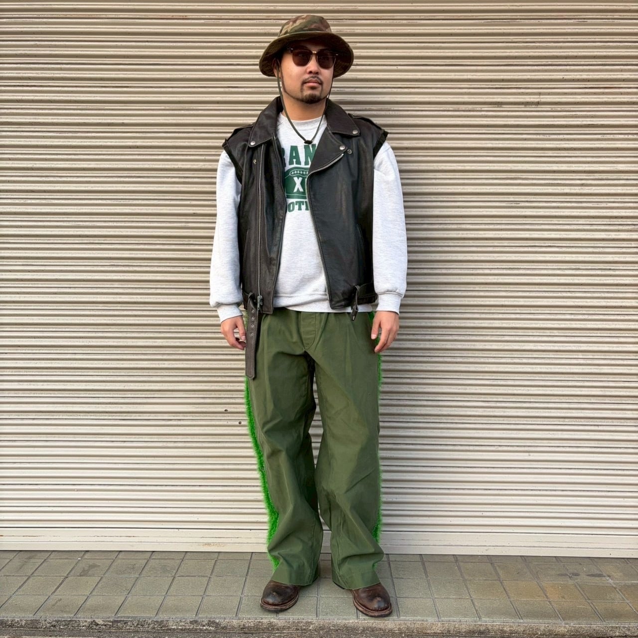 70s スウェーデン軍 M-59 ユーティリティパンツ リメイク サイドライン