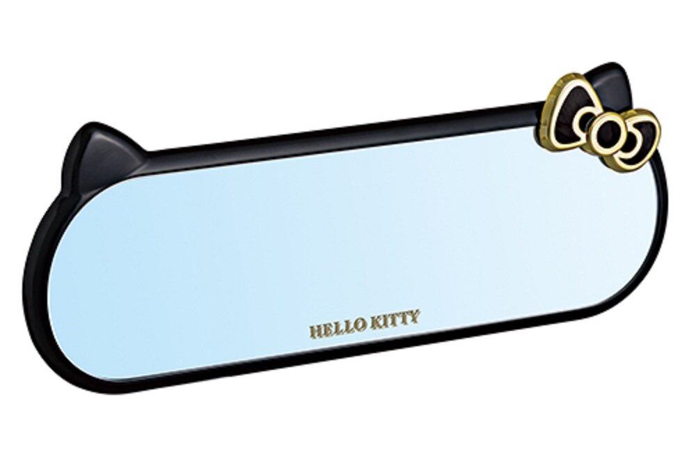 【新着特価】セイワ(SEIWA) 車内用品 ルームミラー ハローキティ B&G KT501 シルバー鏡 260mm