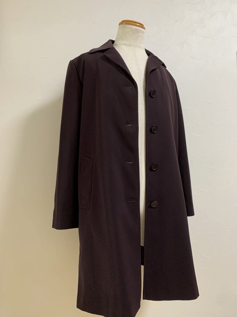 1990's Solid Color Spring Chester Coat with Liner