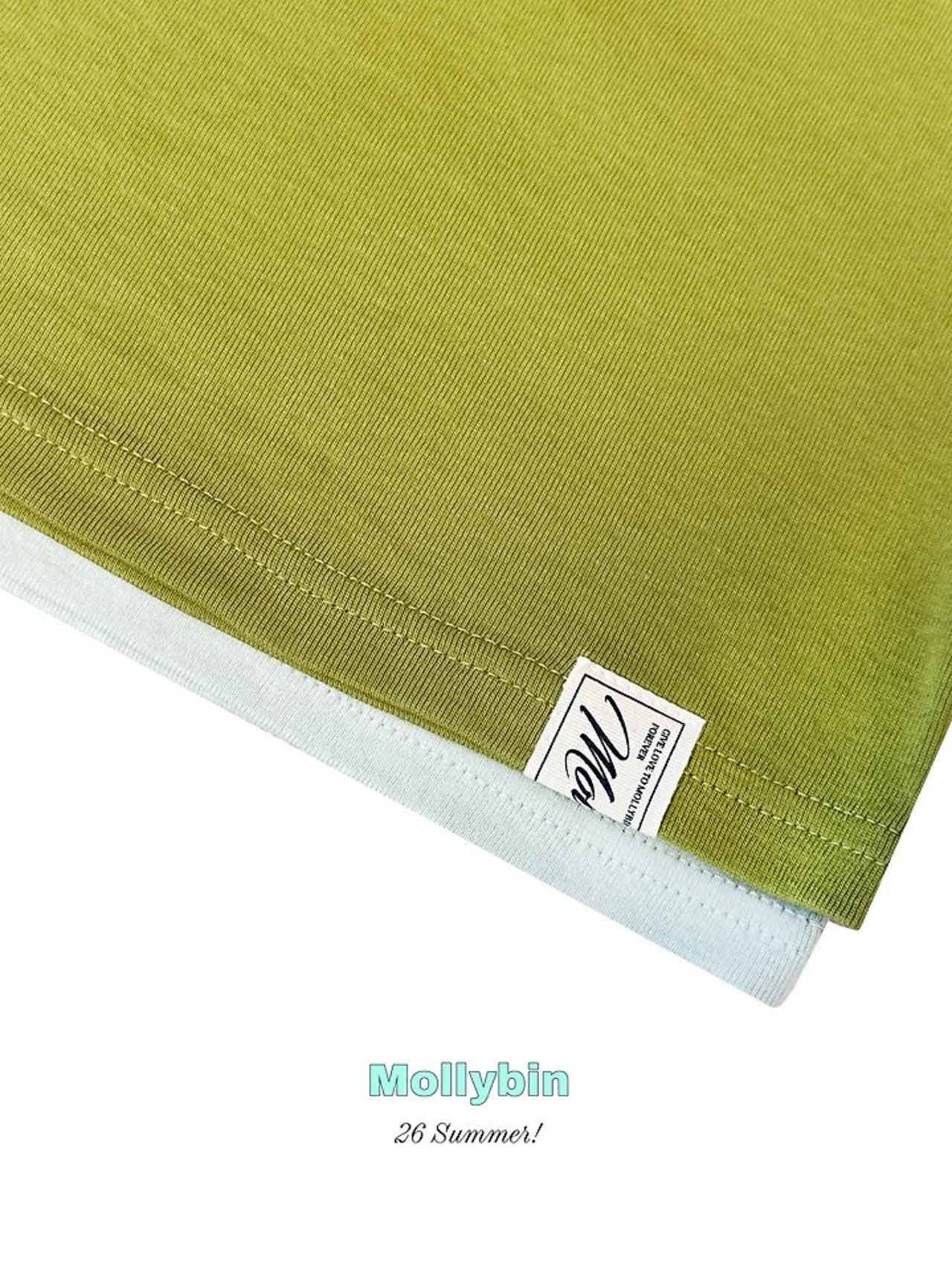 [Mollybin] Jelly layered tee / [몰리빈] 젤리레이어드티