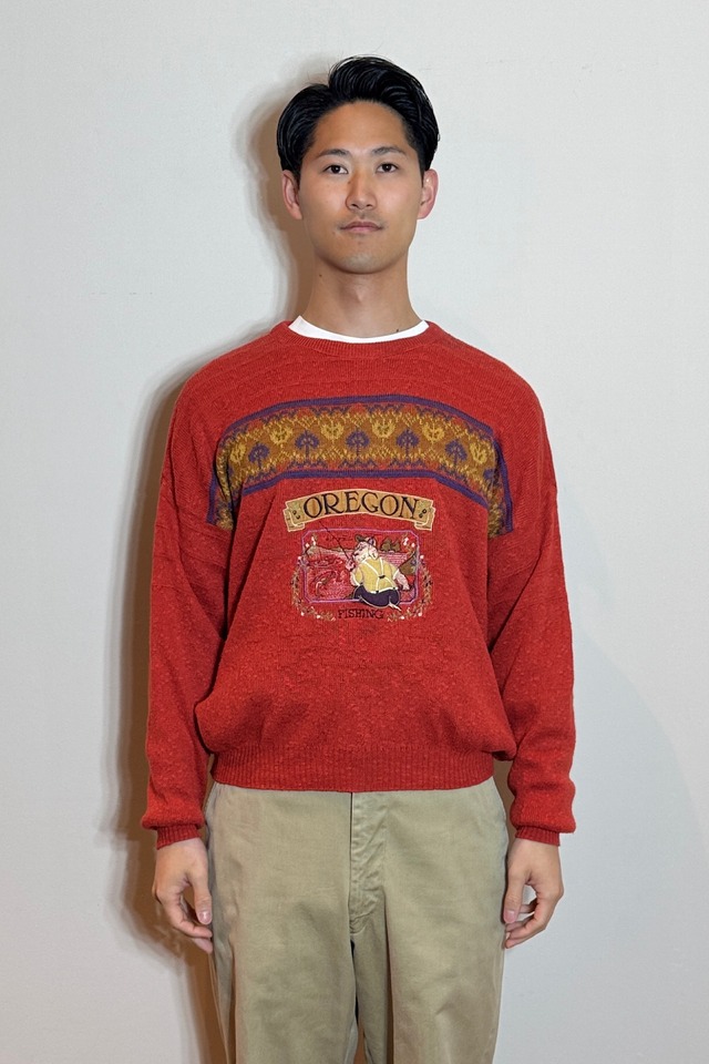 OREGON FISHING ニット