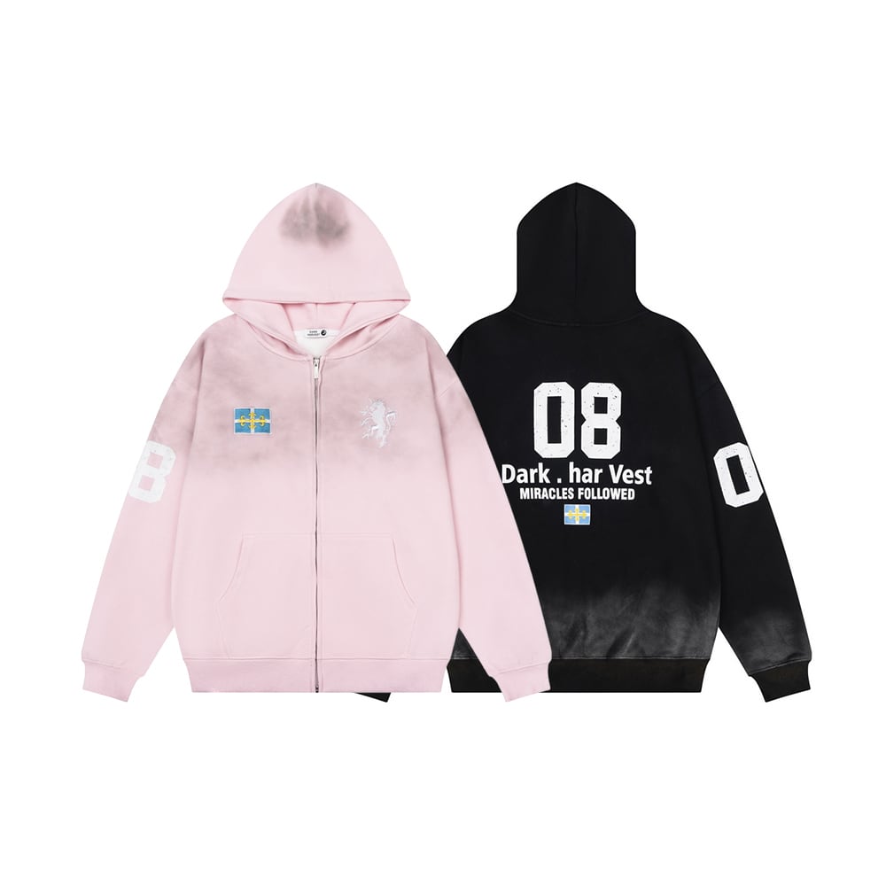Wshot短丈フルジップパーカー　ブラックXL ジップパーカー | wshot