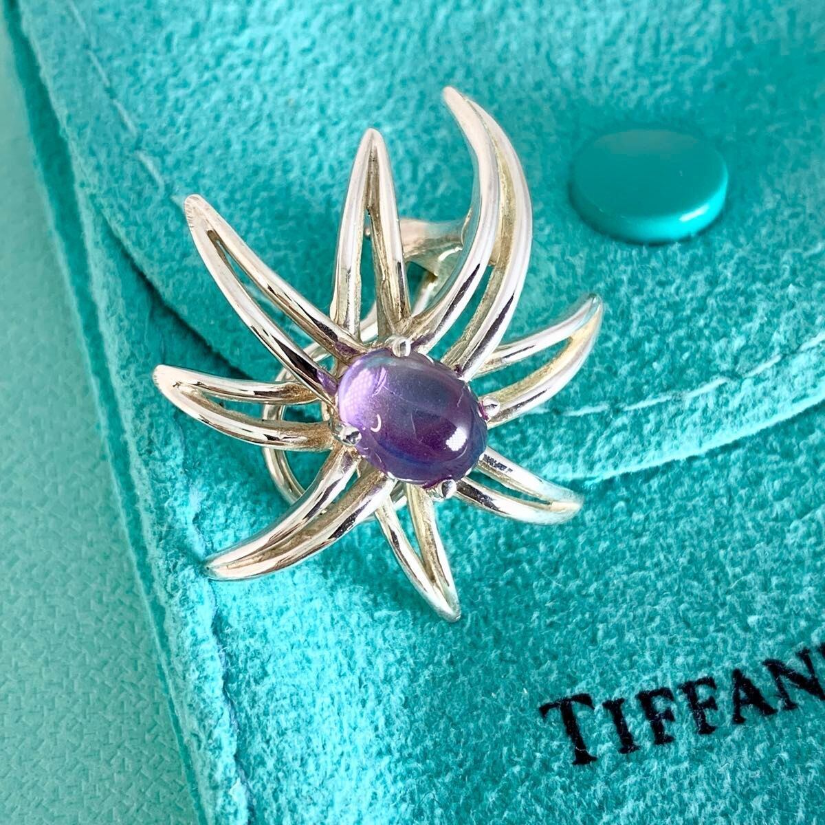 ティファニー 5号 9P ダイヤ カーブドバンド リング 750 TP3fe