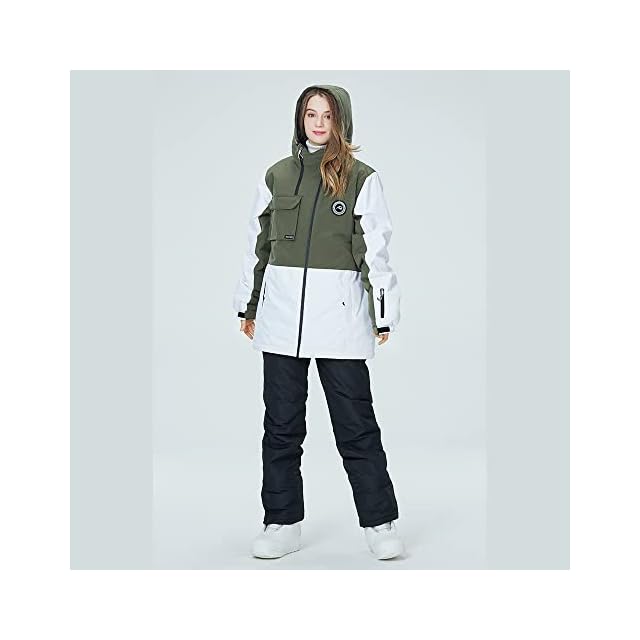 HOTIAN] スノーボードウェア レディース スキーウェア 上下セット