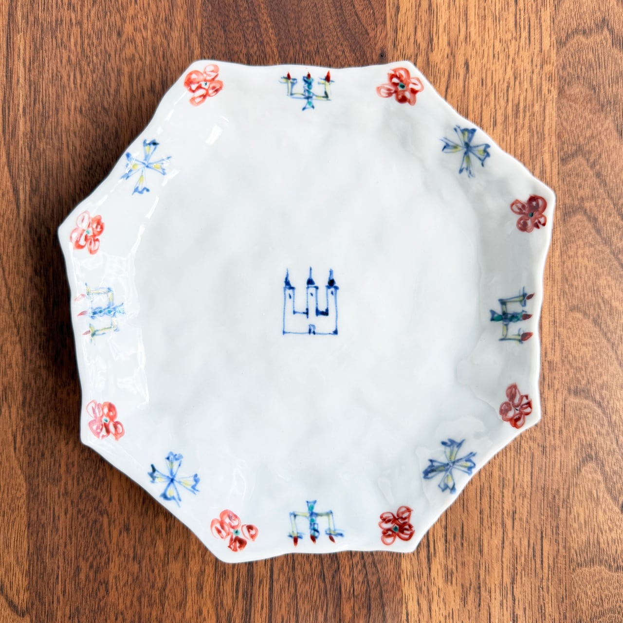 有田焼 福泉窯 濃蛸唐草 6寸皿 | にっこう生活館 ONLINE SHOP