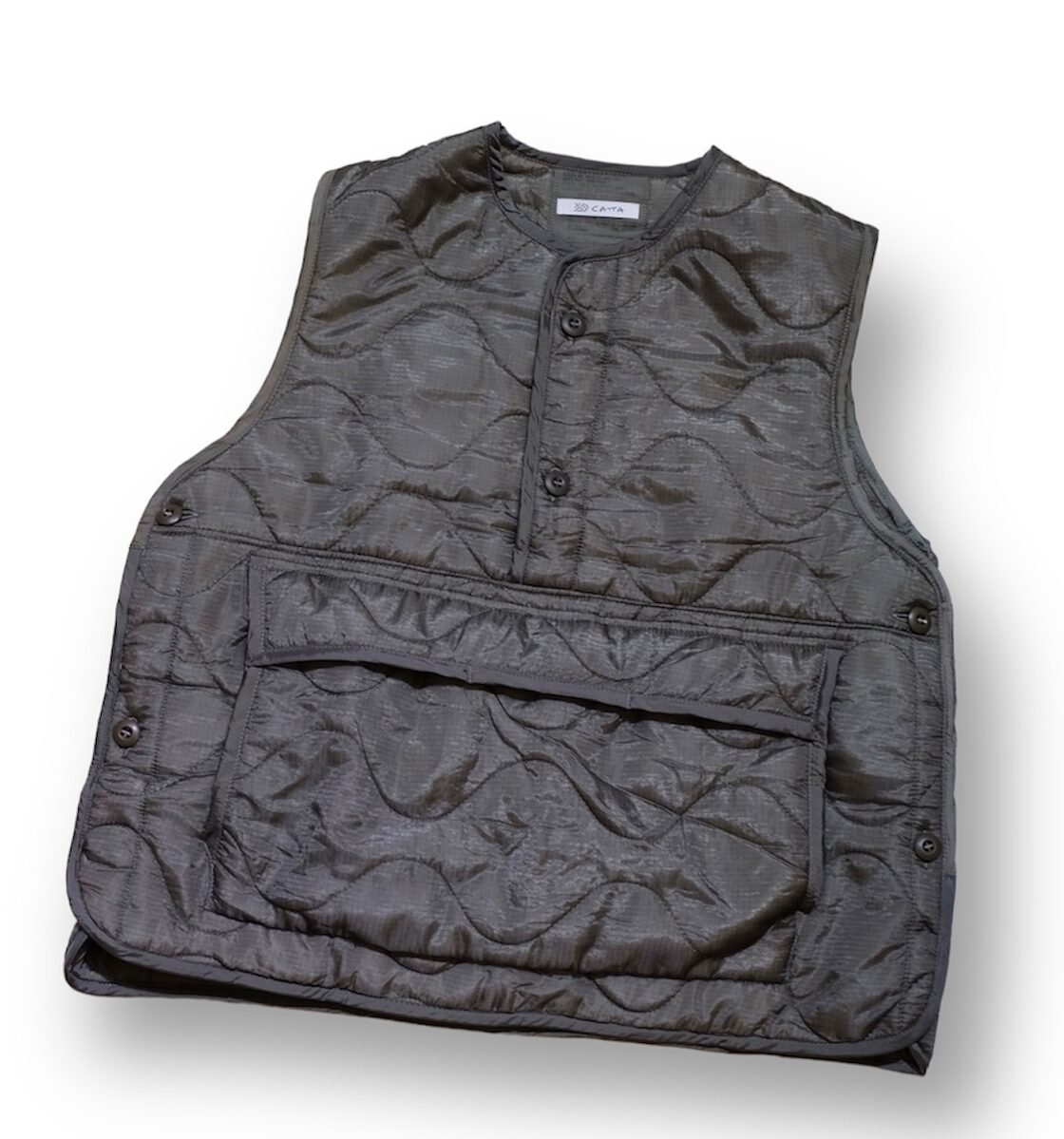 Remake by catta（リメイクバイカッタ） M-65 Liner Vest フォリッジ 