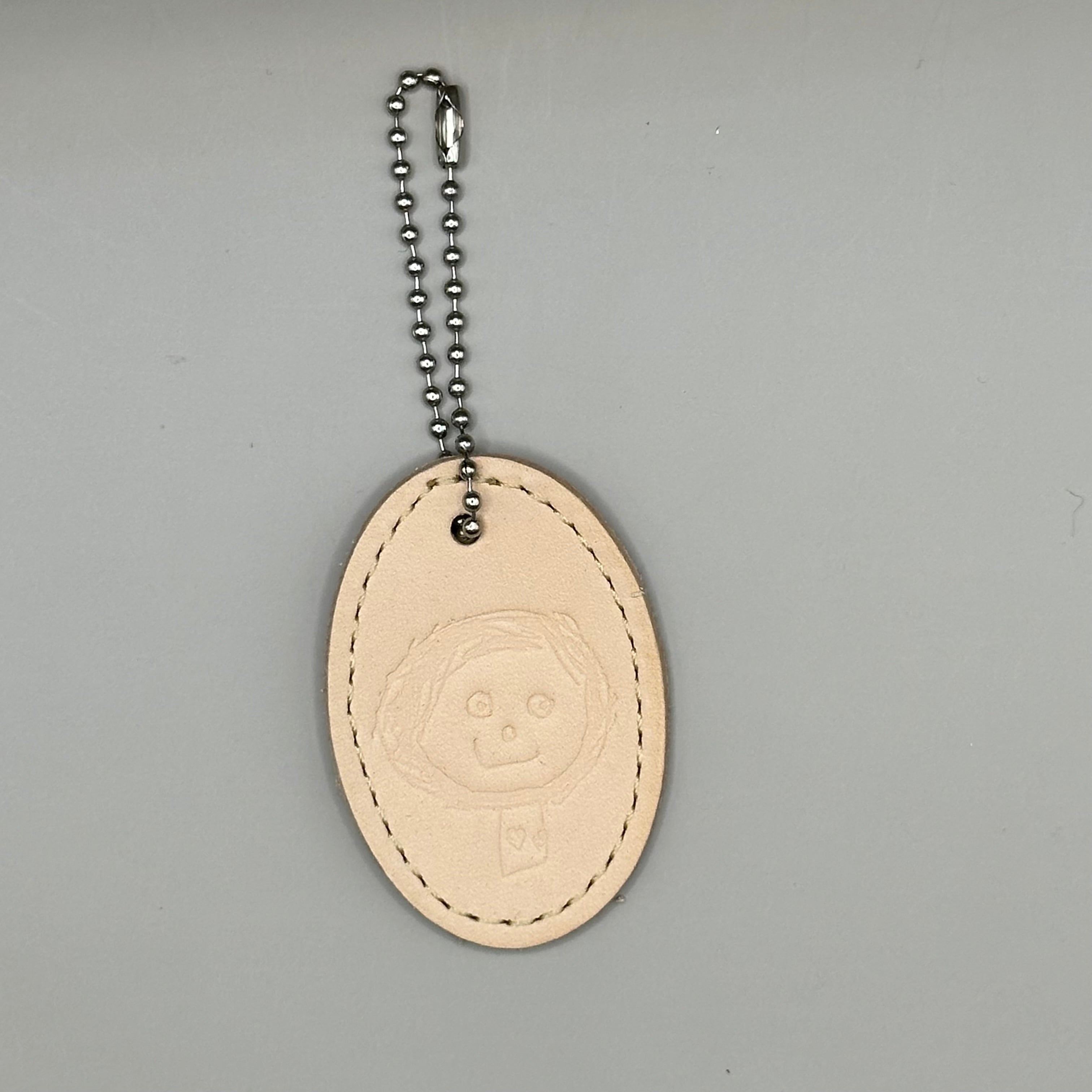 想い出刻印チャーム【お子さまの描いた絵やメッセージを刻印