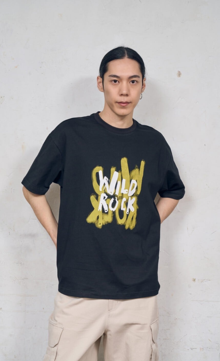 ☆AESPA カリナ 着用！！【WILD ROCK】FIREWORK DOUBLE T-SHIRTS