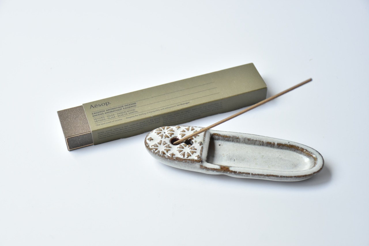 小代瑞穂窯 / 福田るい : 香立 / 花入 (小) ⑭