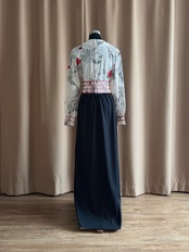 MADE IN U.S.A. floral pattern dress-5165-2