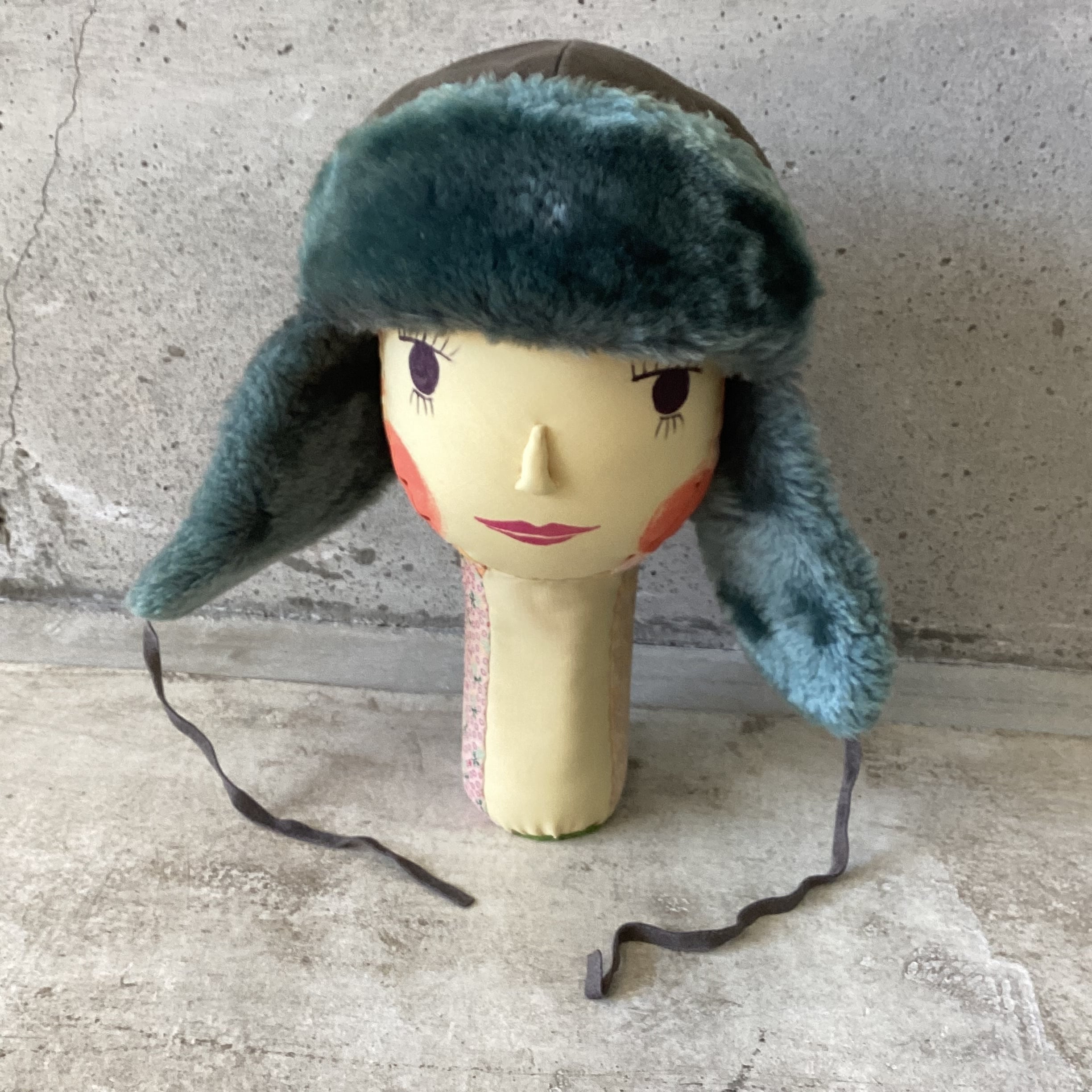 Blue Green Flight Cap