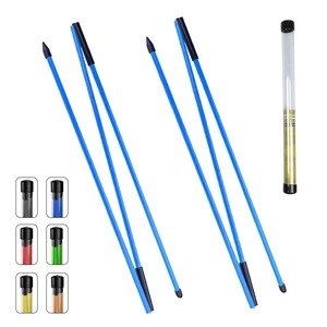 【新着特価】wakae ゴルフ アライメントスティック 2本セット 全長122cm ツアースティック スイング練習器具 折りたたみ式 軌道修正 方向チェック ゴルフ方向スティック 練習用ロッド スイング矯正 ケース付き グラスファイバー製