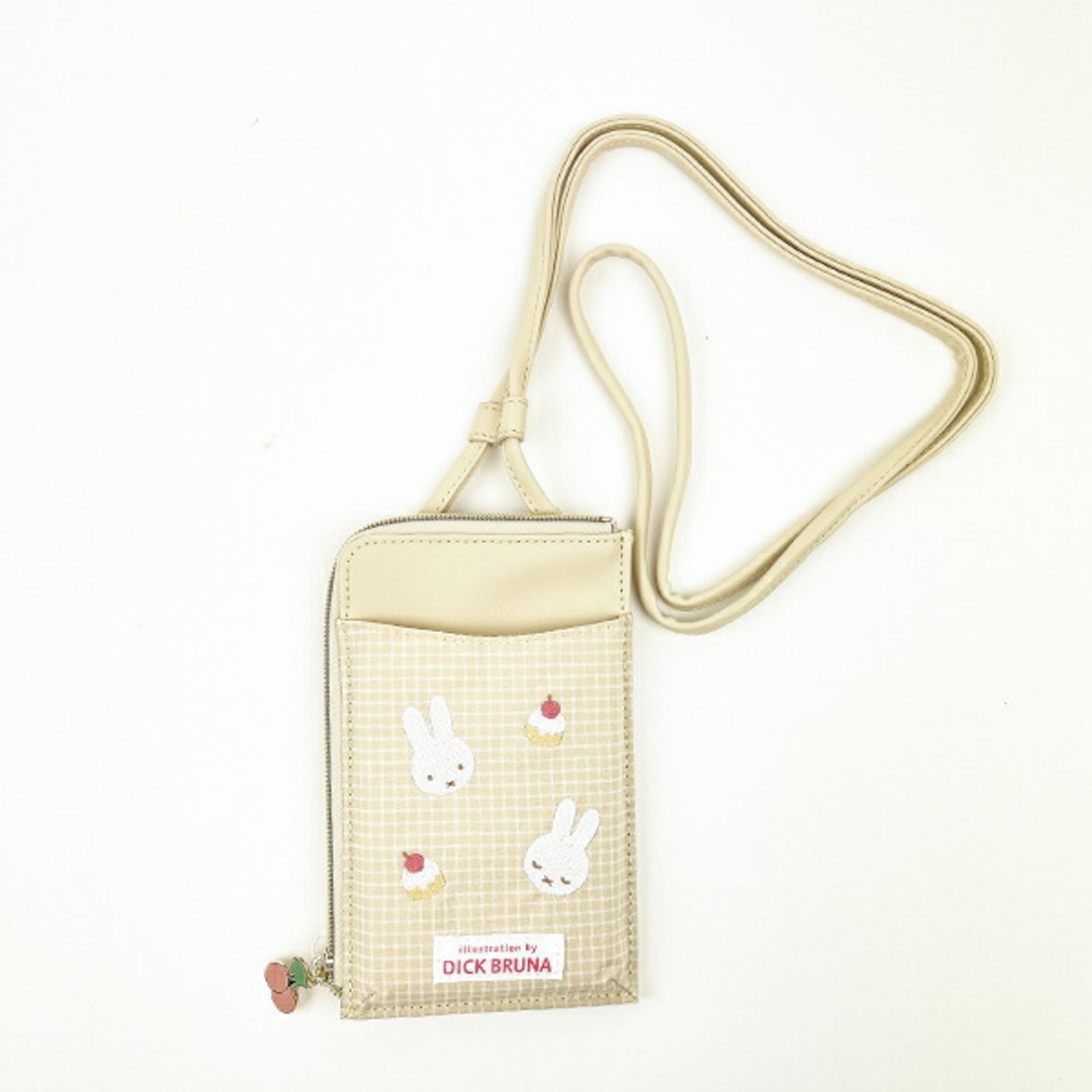ミッフィー miffy スマホショルダーバッグ チェックシリーズ 