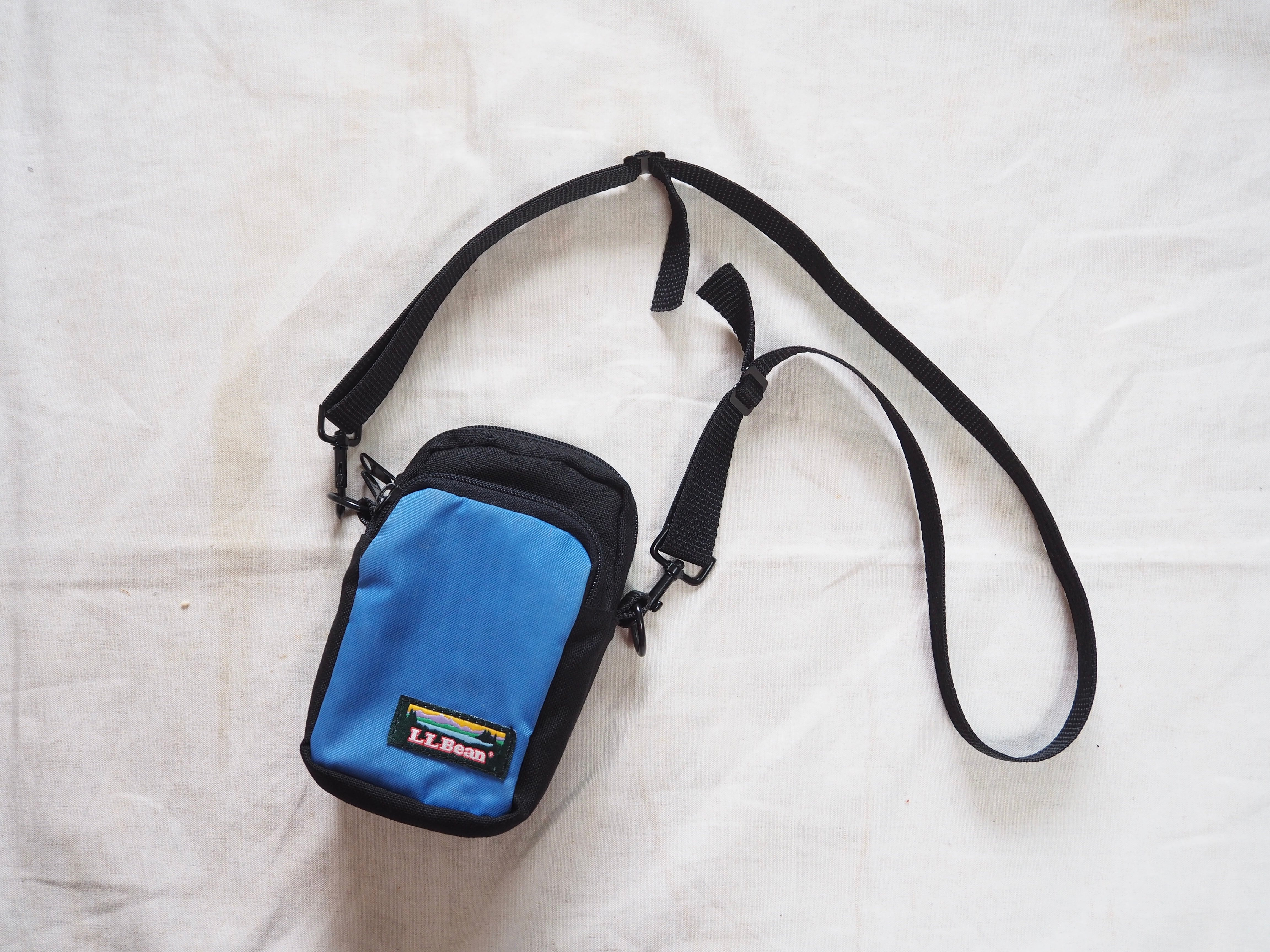 1990’s〜 L.L.Bean USA製 ミニショルダーバッグ blue×black