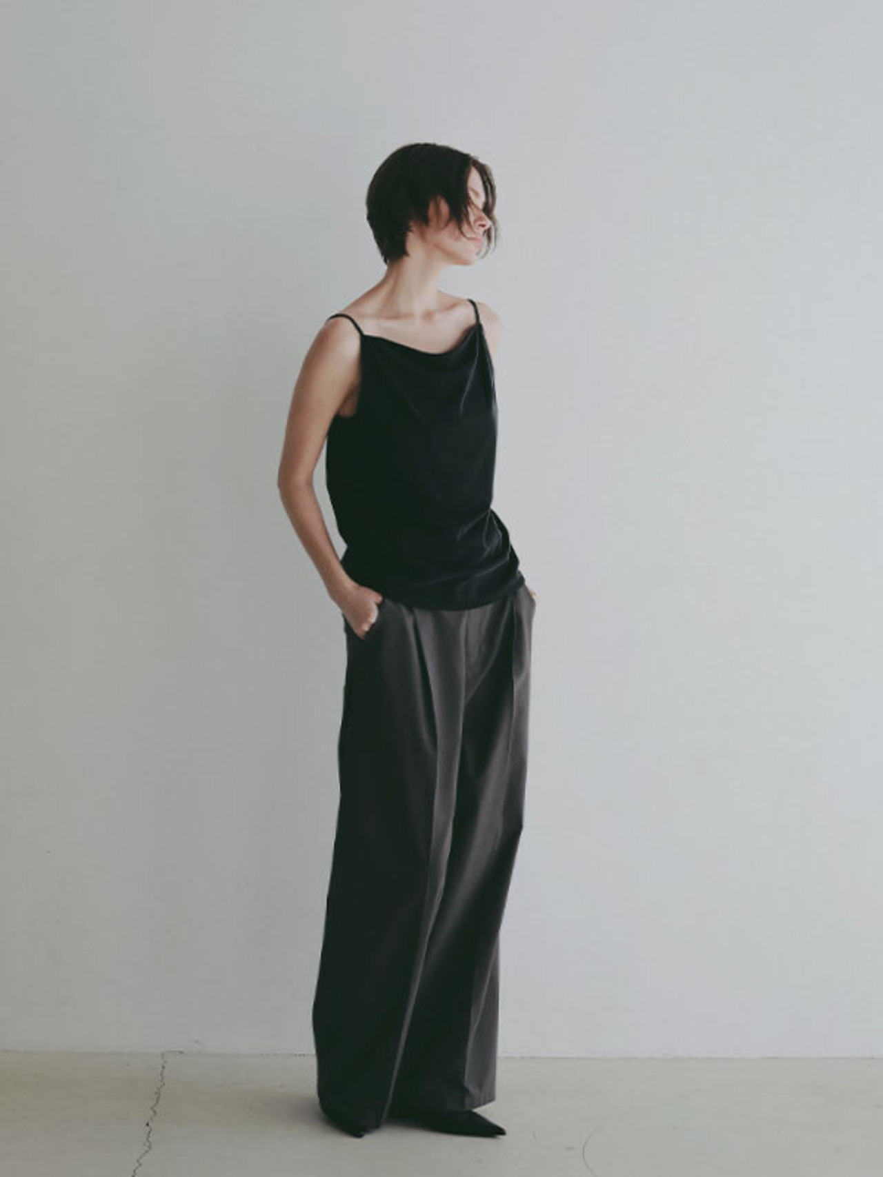 ETRE TOKYO キュプラジャージキャミソール