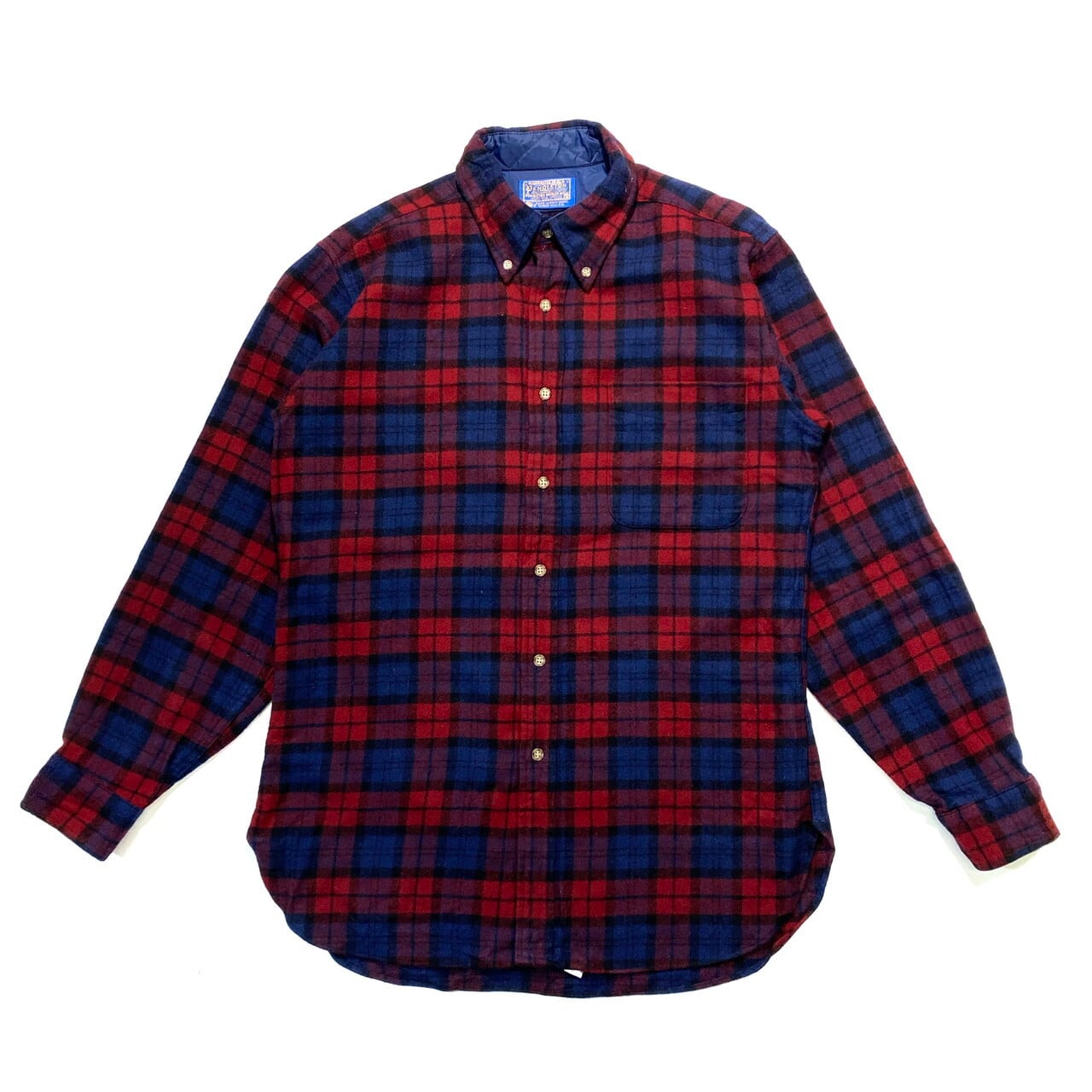 70年代 ビンテージ USA製 PENDLETON ペンドルトン チェック柄 長袖 