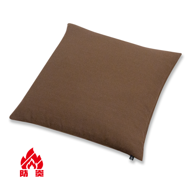 厚手シャンタン　座布団（カバーのみ）無地　TT（茶）55×59