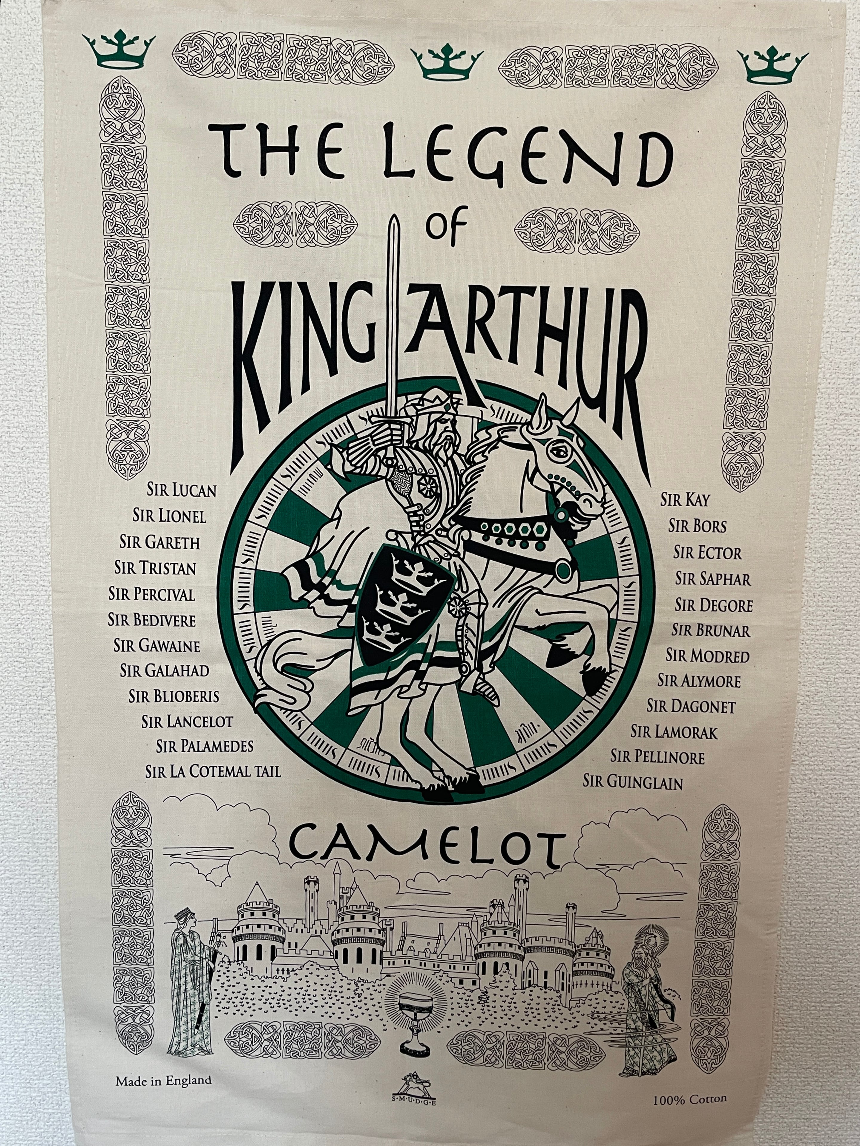 ◇ティータオル◇アーサー王◇キャメロット◇アーサー王物語◇伝説