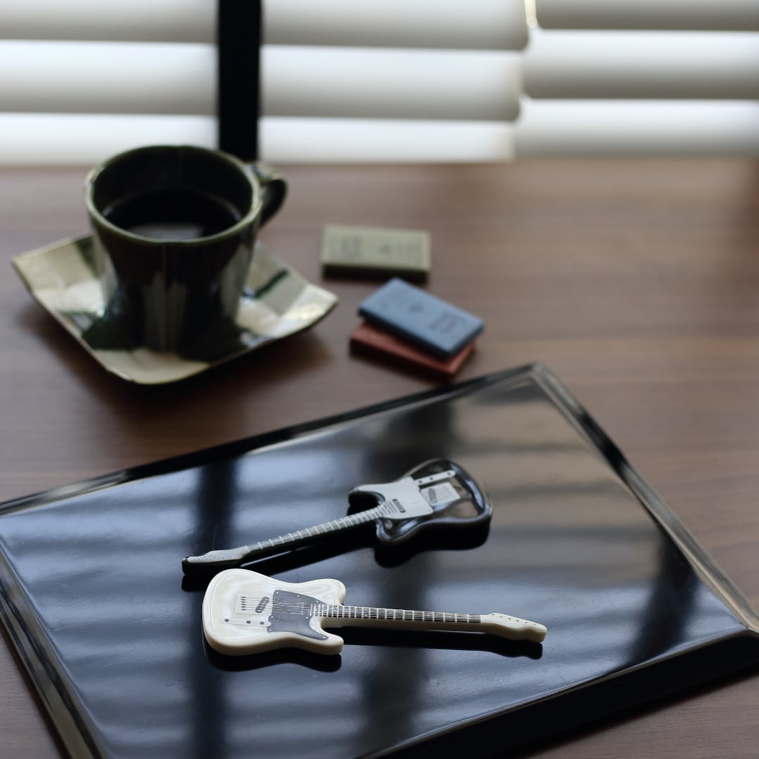 ミニチュアコレクション】テレキャスターモデル (black) | 〇よ工房