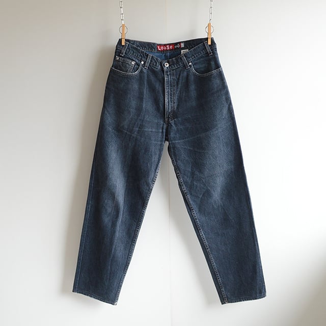 90s USA製 リーバイス シルバータブ Levi's silver Tab ルーズ デニム パンツ W34 L32 ワイドパンツ バギーパンツ