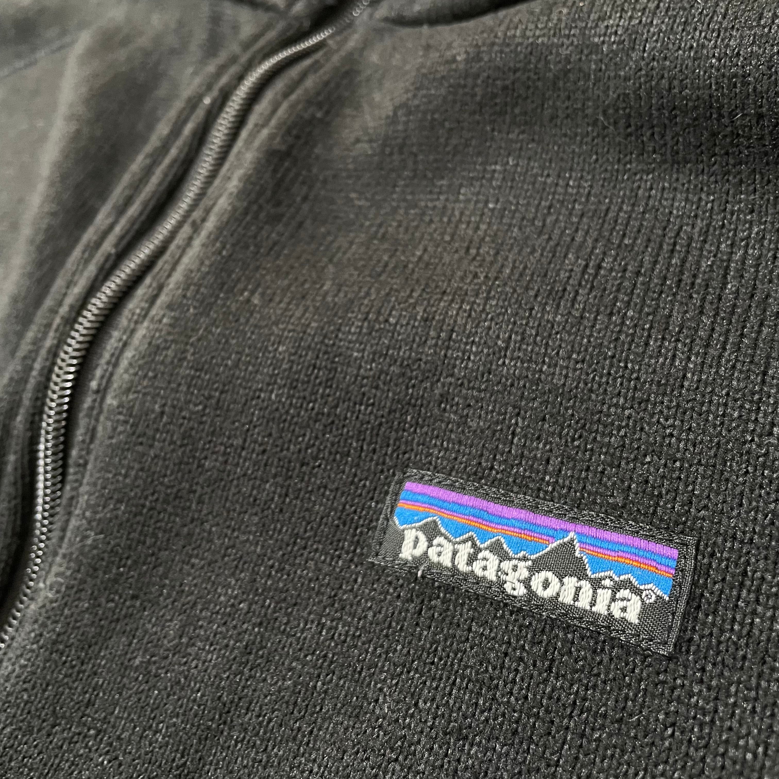 買っ て みた パタゴニア Patagonia フリースジップアップパーカー 黒