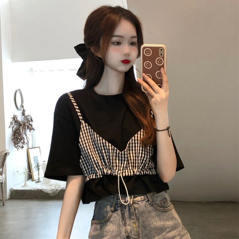 ショートTシャツ サマートップス 大人ガーリー スウィート キュート カジュアル 夏物 1号婦人26048438995