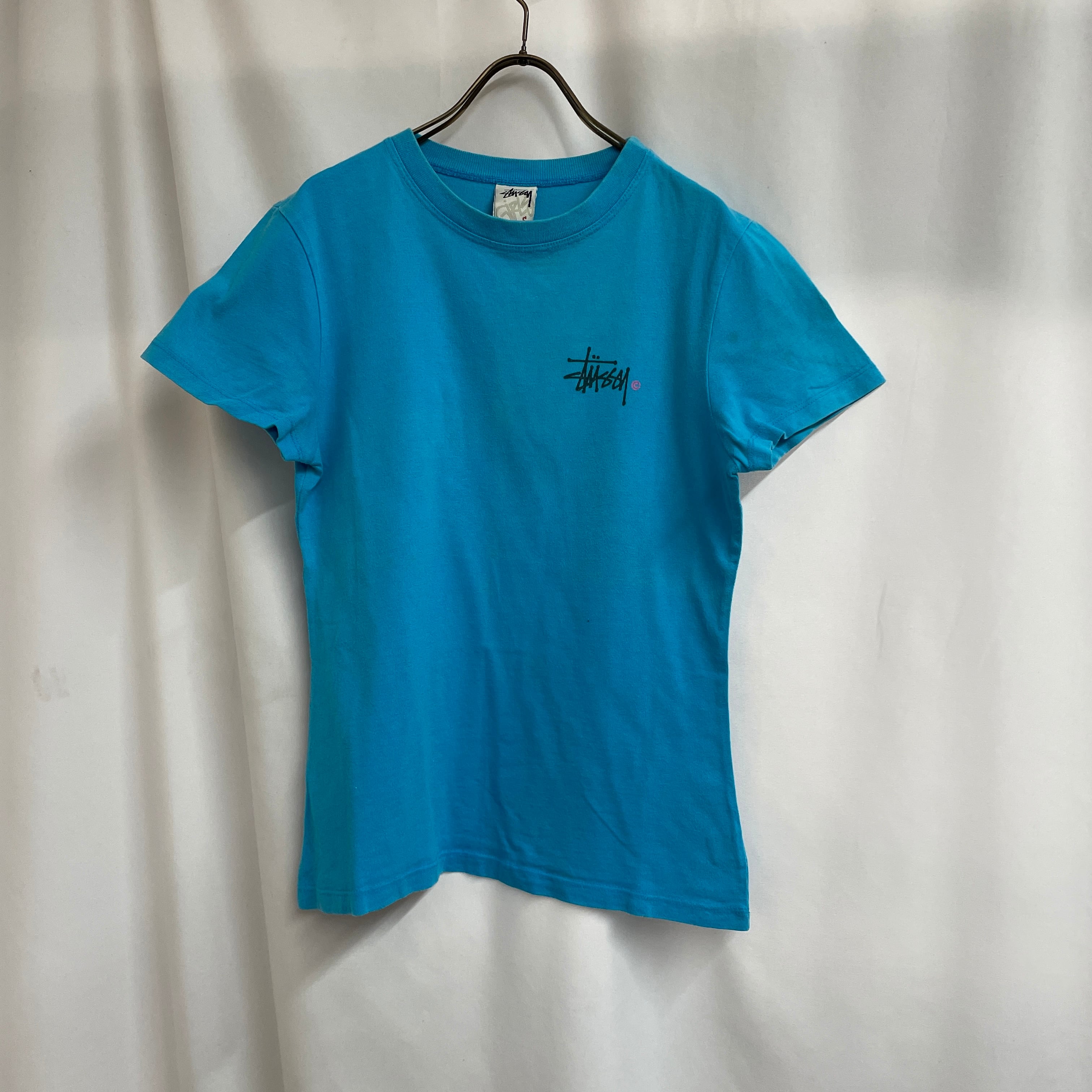 大人気》STUSSY ステューシー Tシャツ ピンク 刺繍ロゴ XL ポケット