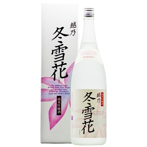 越乃冬雪花 純米吟醸酒 1800ml 化粧箱入 日本酒 新潟 高野酒造