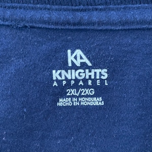 【KNIGHTS】カレッジ ノートルダム大学 NOTRE DAME プリント 半袖 Tシャツ XL オーバーサイズ US古着 アメリカ古着