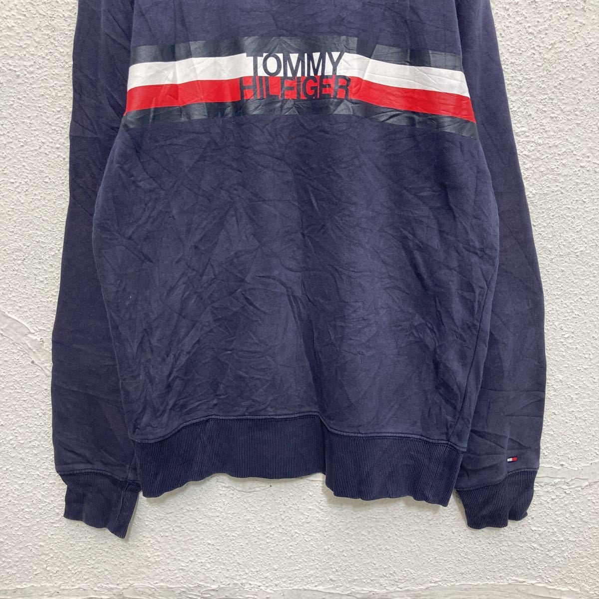 TOMMY HILFIGER スウェット トレーナー M ネイビー トミーヒルフィガー