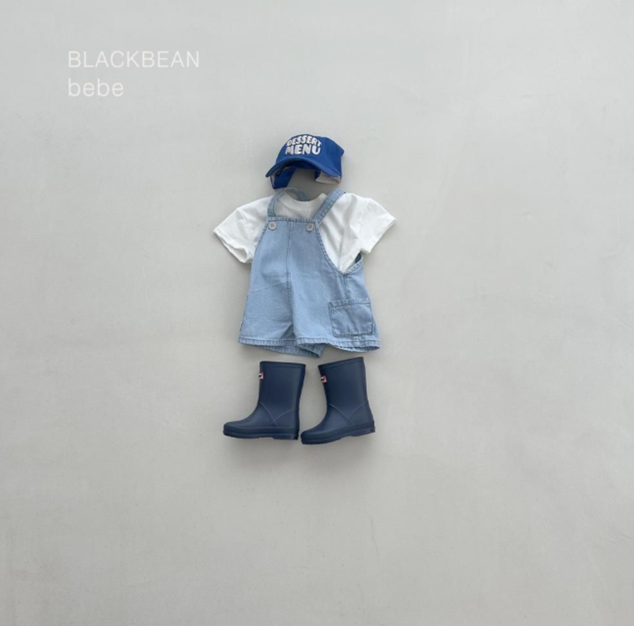 【取寄/個別発送】Blackbean 26/SM（Baby）ポケットオーバーオールセット