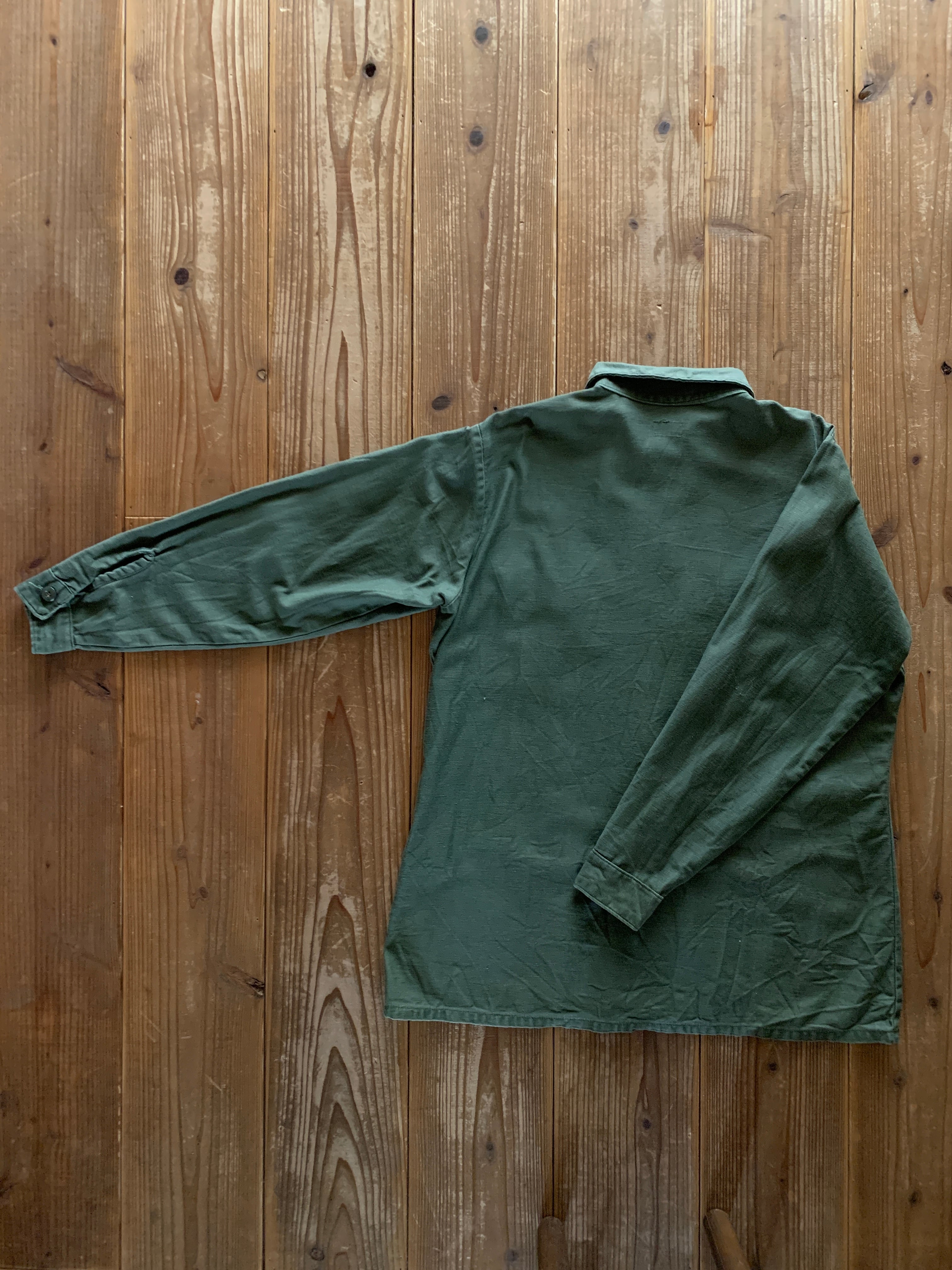 75's U.S.ARMY ユーティリティシャツ OG-107 表記(16 1/2 × 34)　