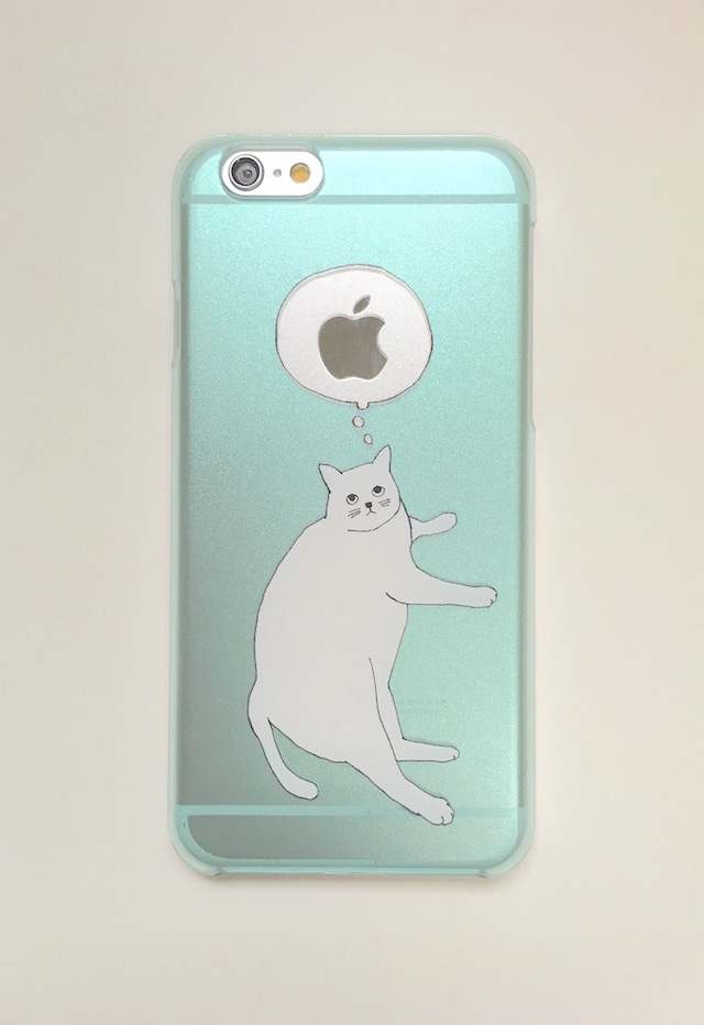 【iPhone6/6S専用】iPhone6/6sケース　SUMMERネコ