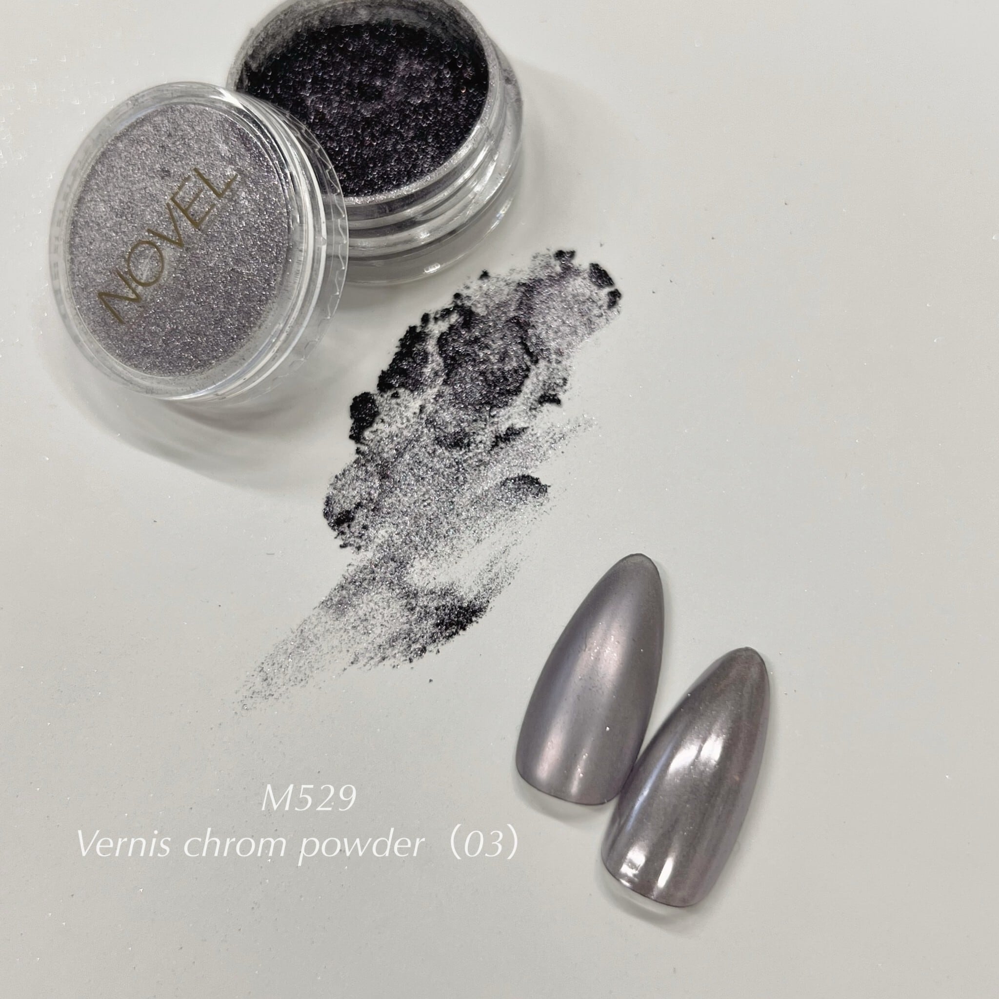 M527-M536 Vernis chrom powder | atelier NOVEL