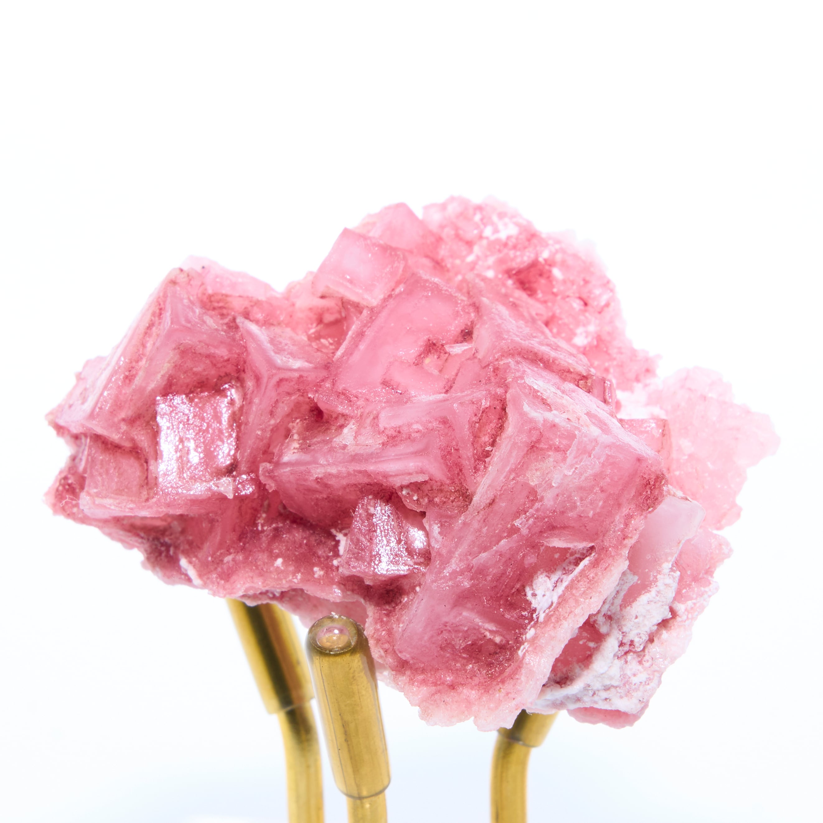 ピンクハーライト岩塩結晶 (カルフォルニア州 サン・バーナディーノ