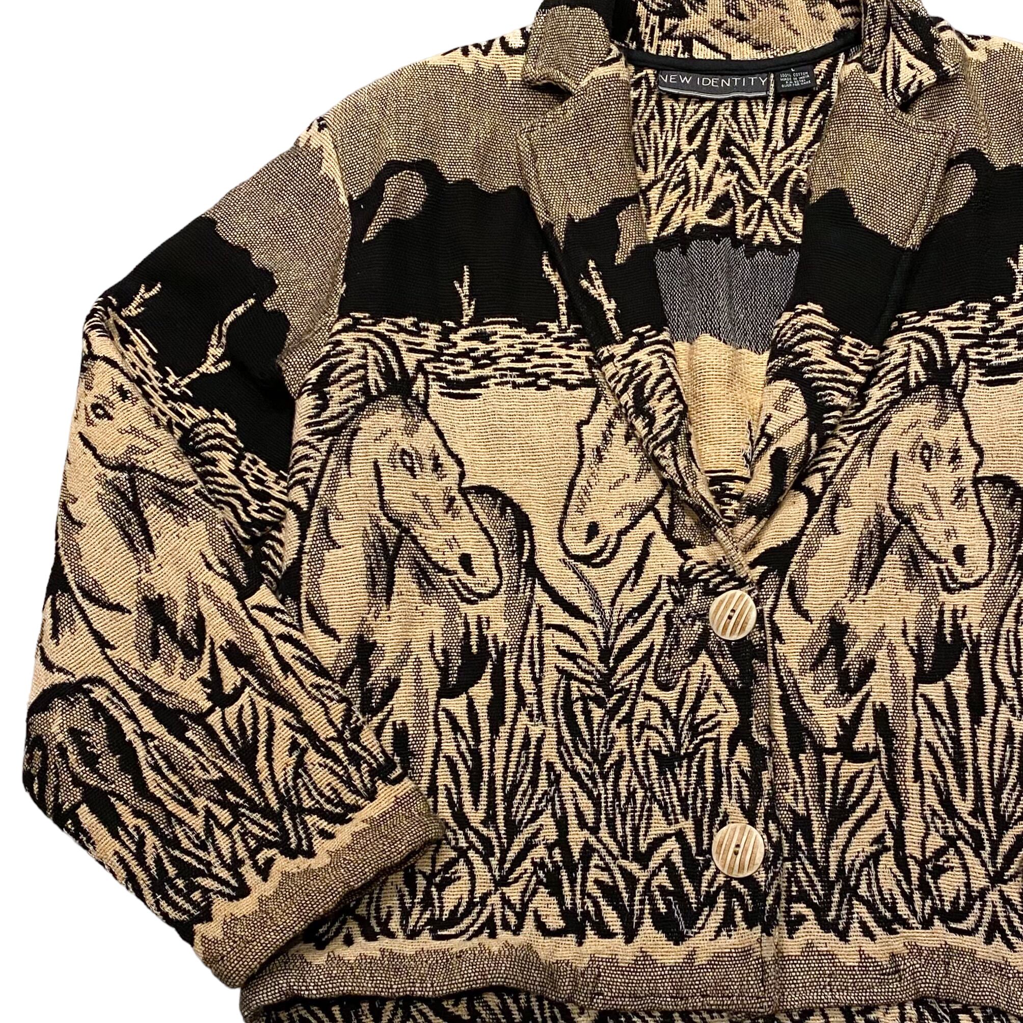 00's New Identity Jacquard Jacket L / ニューアイデンティティ 00's New Identity Jacquard Jacket L / ニューアイデンティティ