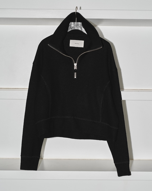 TODAYFUL　Halfzip Wool Pullover　Black