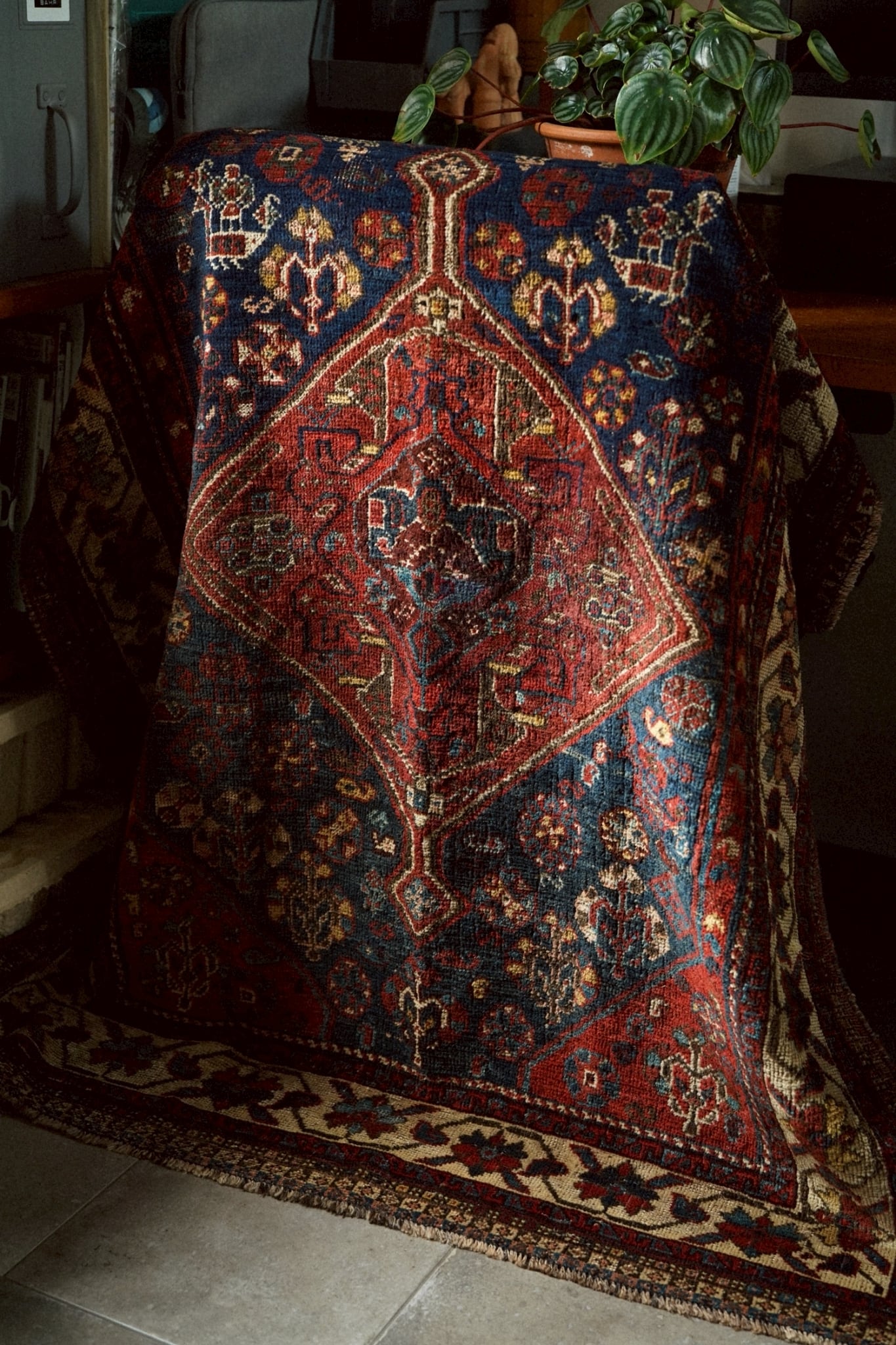 2287-Antique Khamse rug