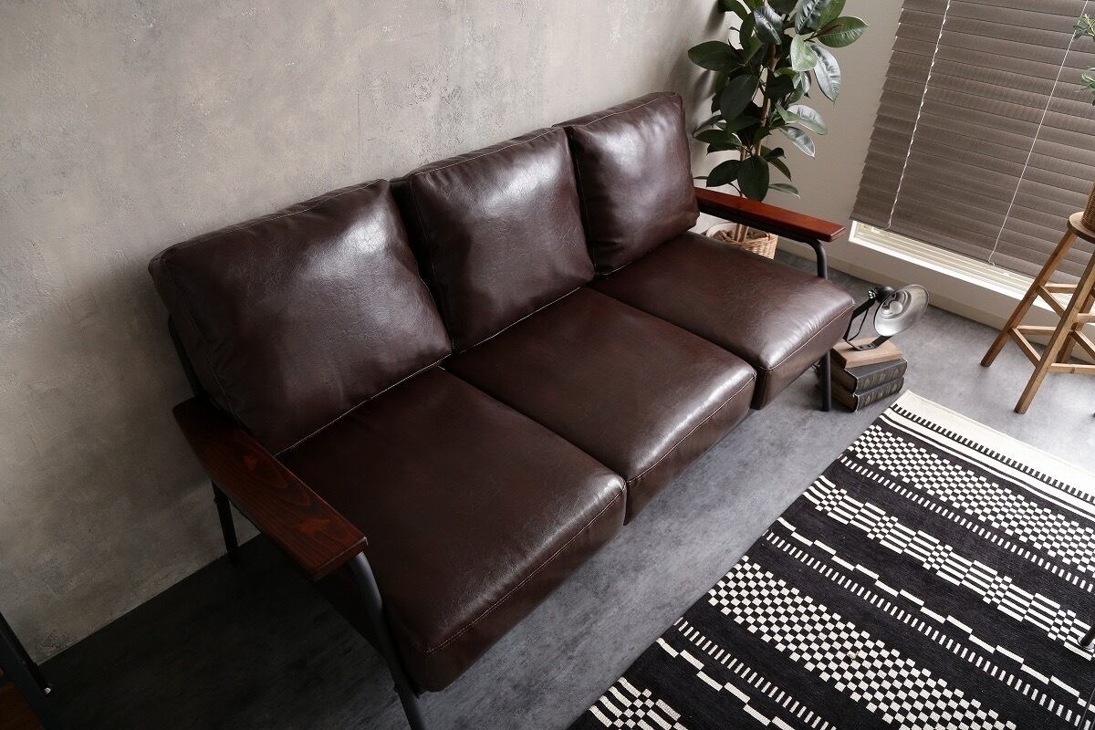 Basquiat 3人掛けソファ デニムタイプ&PVCレザータイプ | 81chu