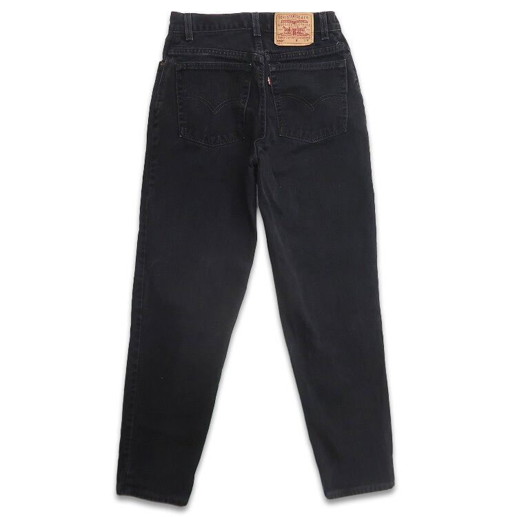 古着 USA製 リーバイス Levi's 550 デニムパンツ ブラックデニム