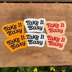 "Take It Easy" Chain Stitched Patch