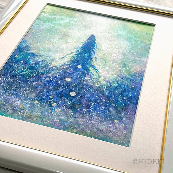 龍神様のヒーリングアート『意志』｜青龍のスピリチュアルアート龍神画