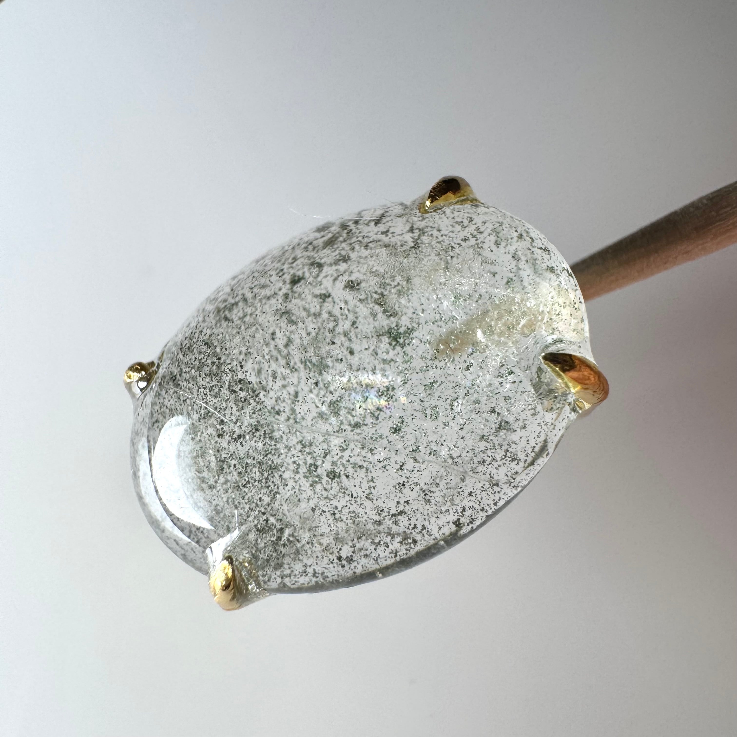 no.D9 原石からお仕立てしたガネーシュヒマール ペンダントトップ兼ブレスチャーム