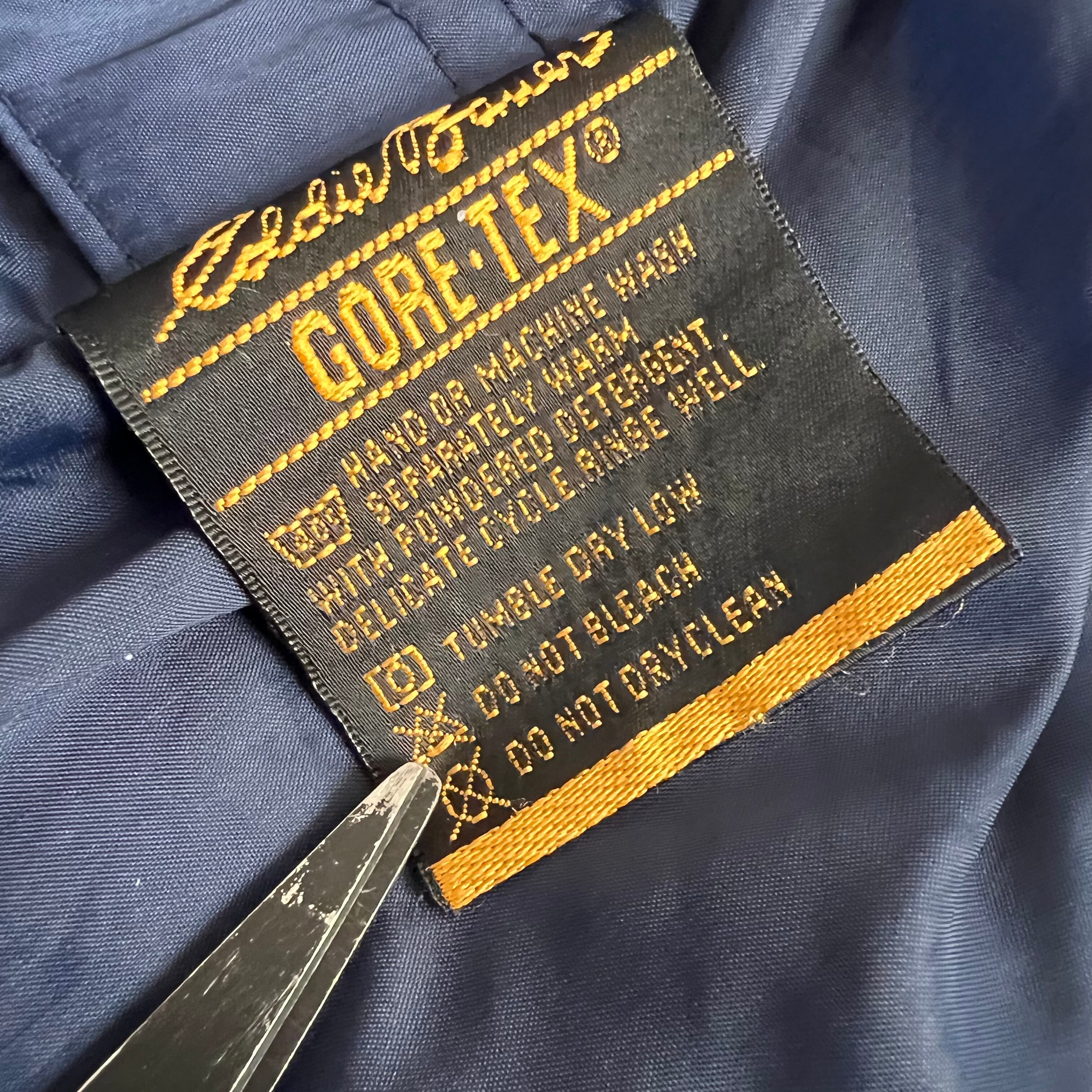 古着 90s Eddie Bauer ハーフジップ GORE-TEX 黒タグ-