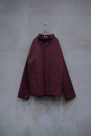 A State of Nature High neck work shirt jk   ボルドー