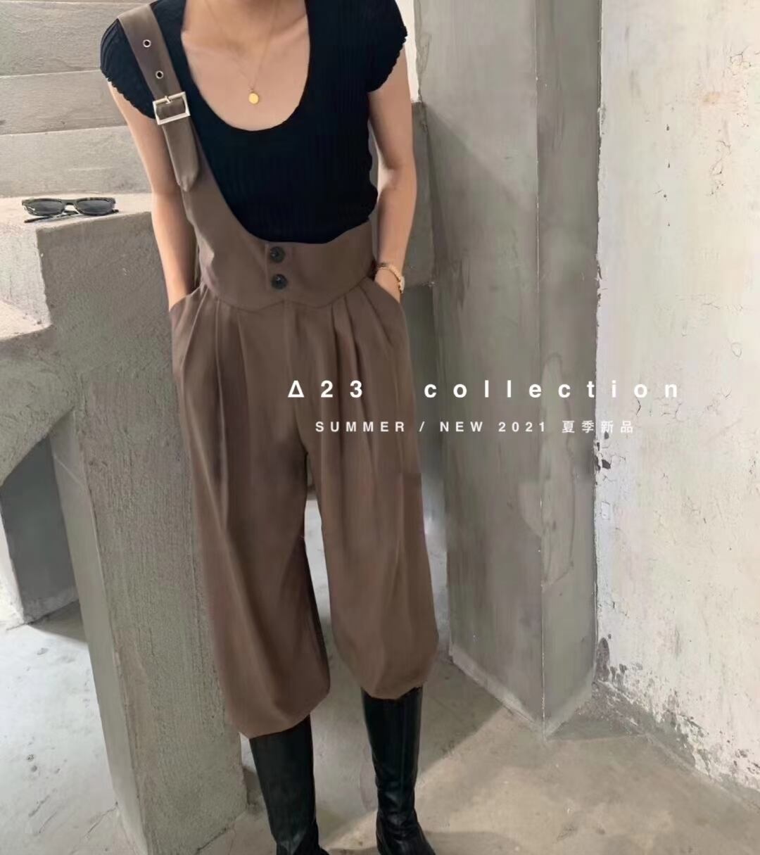 ワンショルダー　オールインワン　AJ3396-930