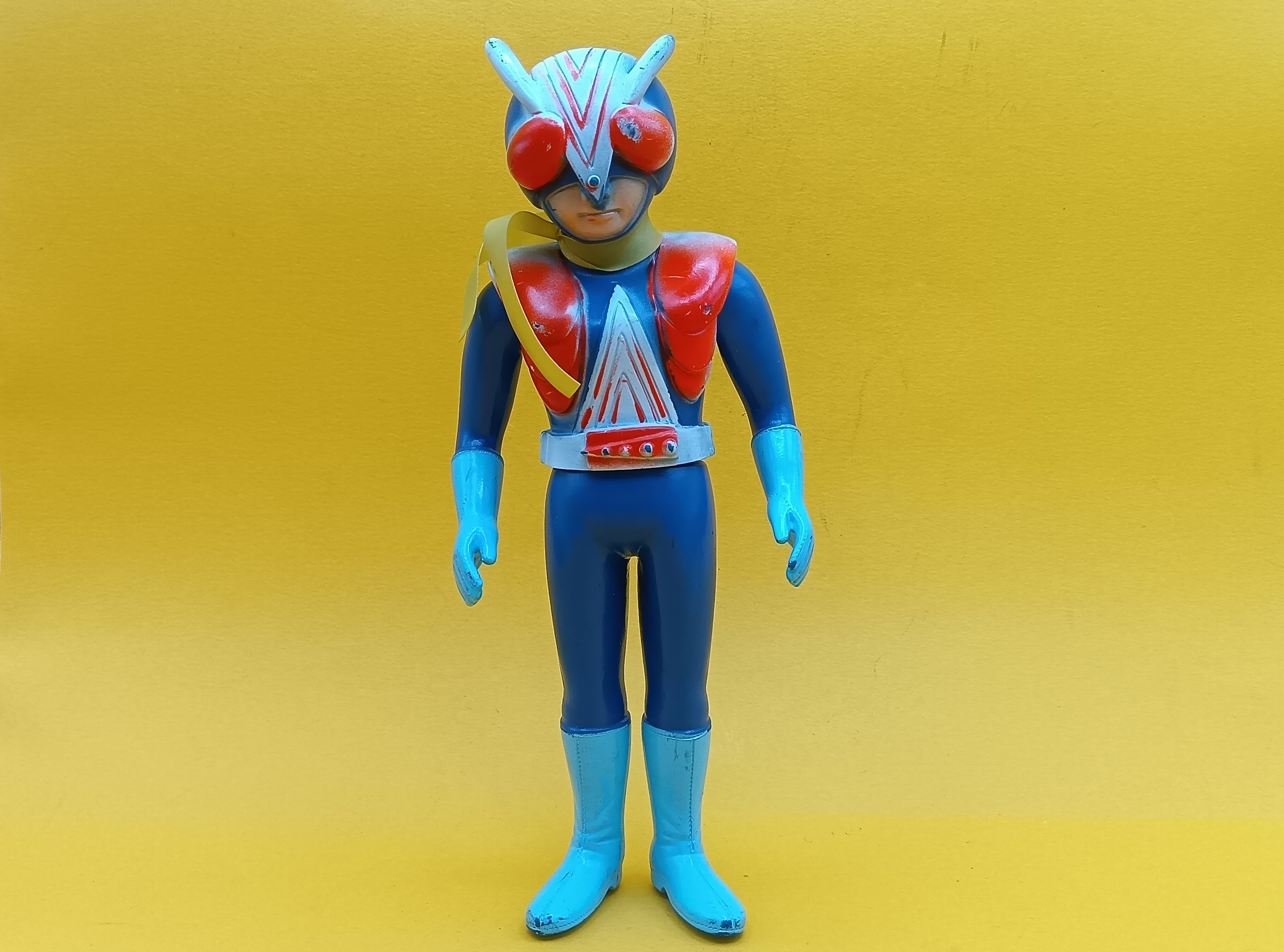 当時物仮面ライダーライダーマンポピーソフビ