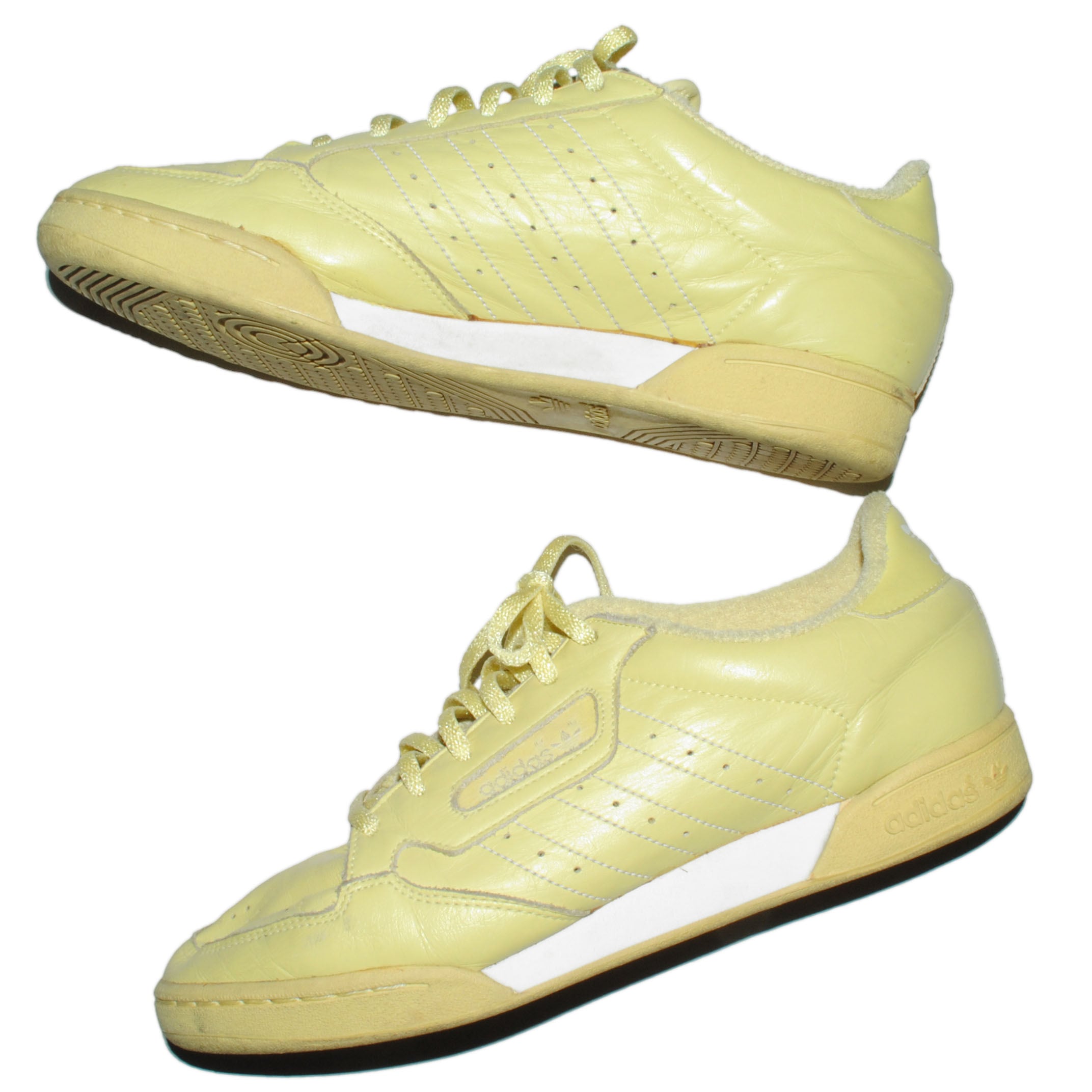 adidas 80s vintage yellow sneakers excube.e shop