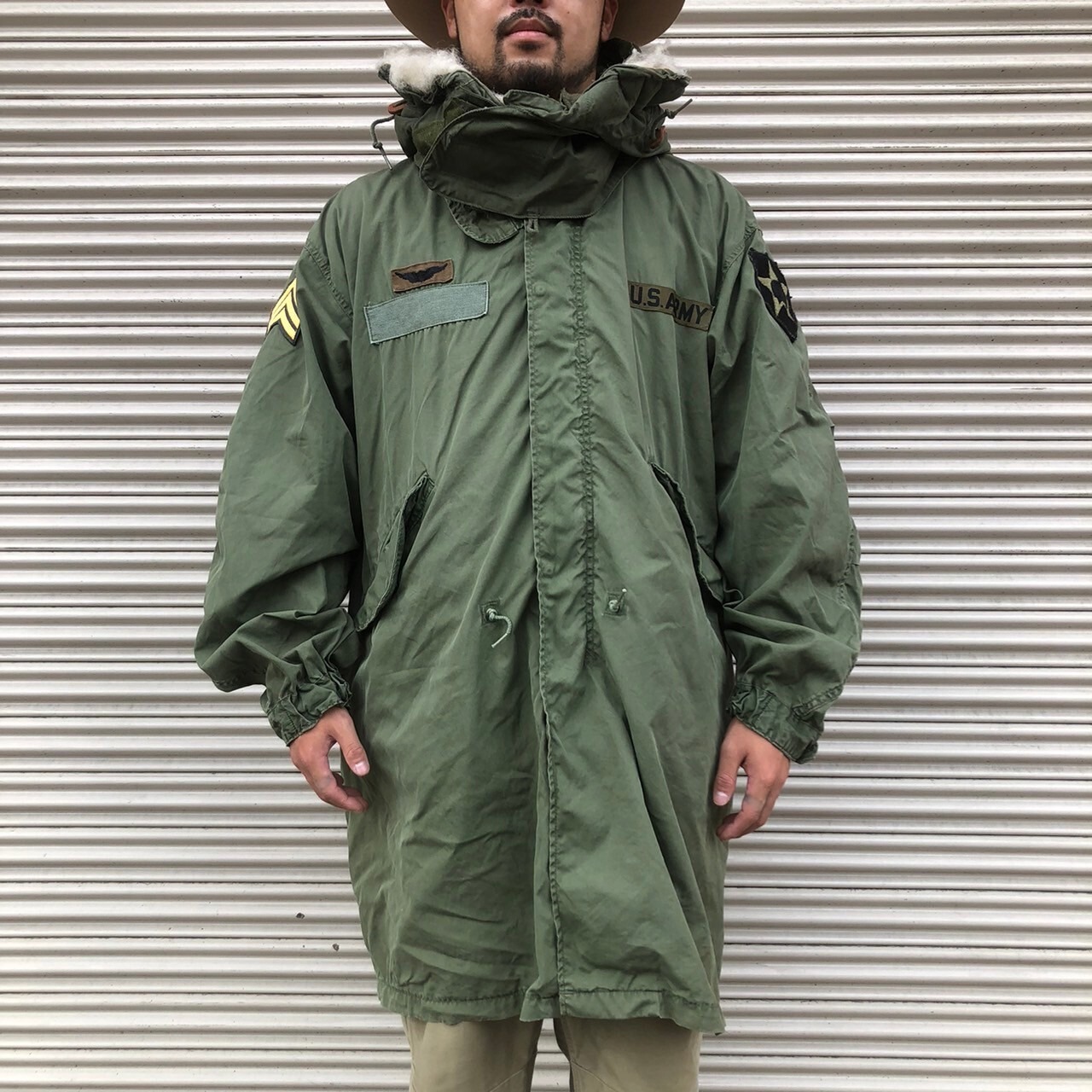 80s 米軍 実物 US ARMY M-65 フィッシュテール パーカー セット モッズ 